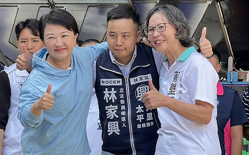 盧秀燕蔡壁如同台力挺 林家興：藍白合從台中出發