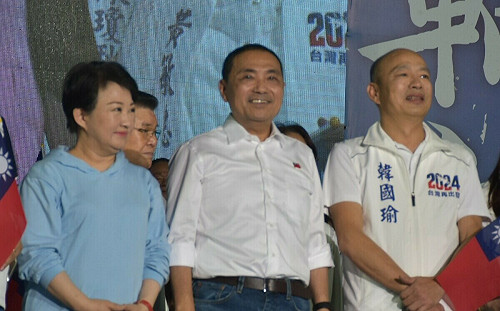 藍營支持者熱情力挺！  侯友宜：從高雄開始，拚出台灣好未來