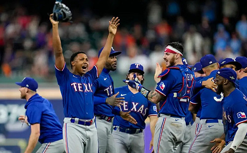 遊騎兵季後賽客場豪取9連勝創大聯盟紀錄