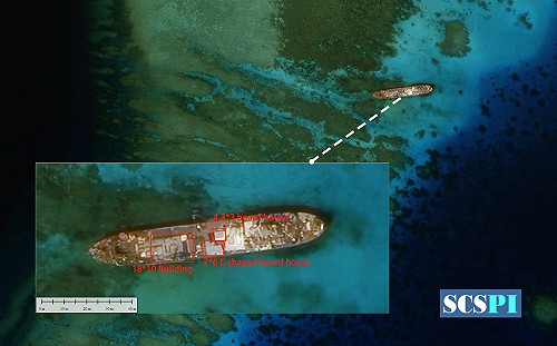 「馬德雷山號」甲板有3建物？！中國智庫：菲沒有理由藉口「人道」運送建材