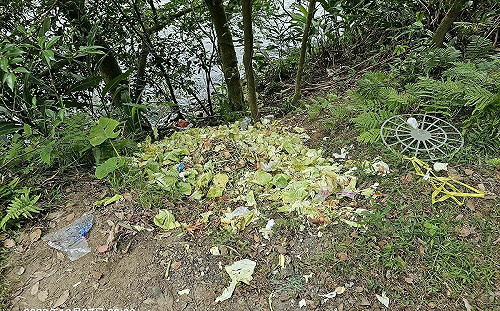 加裝監視器護鳶山堰水源地 半個月查獲3件亂丟廢棄物