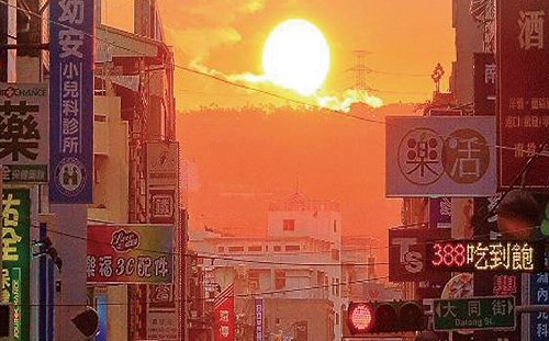 絕美曼哈頓懸日在台灣！南投、高雄連三天美景登場