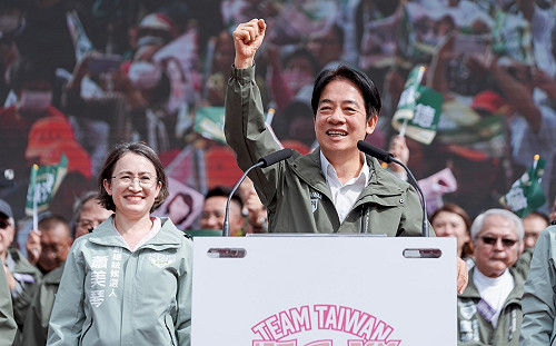 與蕭美琴首度同台花蓮造勢 賴清德：為了台灣「一起撩落去」