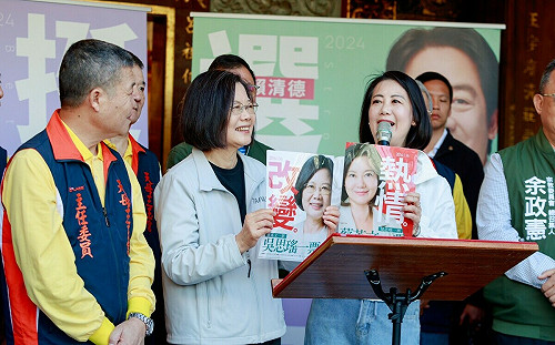 「我明年5月就畢業」 蔡英文駁一黨獨大：台灣每兩年就要選一次 