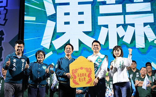 正副總統接力站台    綠營大咖力挺左楠李柏毅  