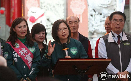 蔡英文總統參拜永康禹帝宮  力挺林宜瑾連任繼續建設台南