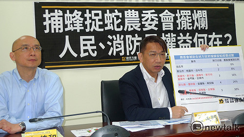 捕蜂捉蛇回歸農政　徐永明：農委會擺爛造成三輸