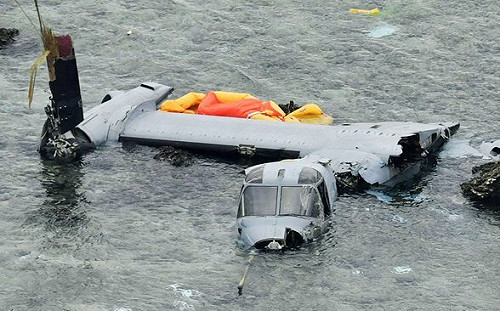 美在日墜海「魚鷹」搜救再確認1罹難 傳發現疑似機體大部件殘骸