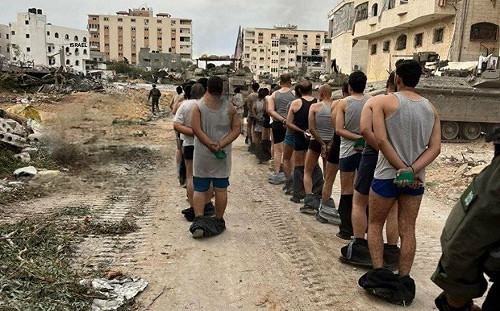 又有大批哈瑪斯高舉雙手繳械投降 以軍 : 恐怖份子系統性瓦解的標誌