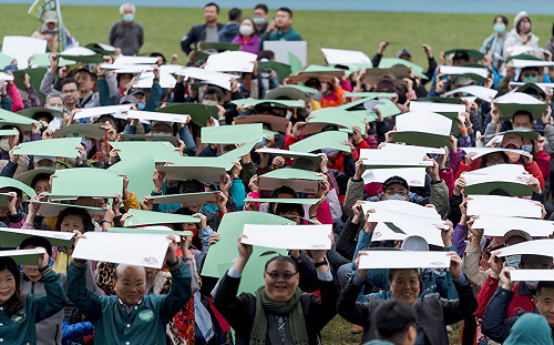 228牽手護台灣記憶猶新 「賴蕭配」競總推4天18場環島拼圖活動