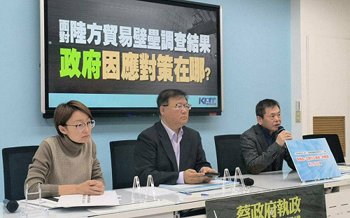 中國認定貿易壁壘恐衝擊國內 藍黨團：受傷害的永遠是產業與人民