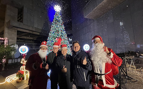 東海大學下雪了！ 最美聖誕繽紛輕雪季登場