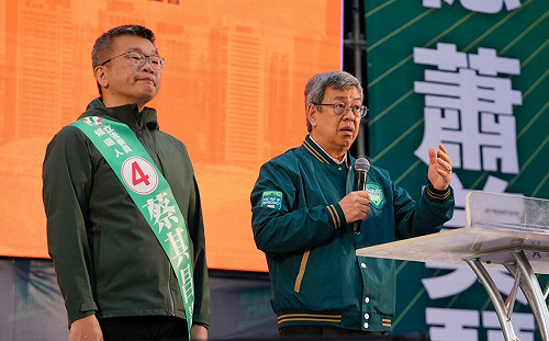 蔡其昌甲安埔造勢陳建仁助講 破五千人爆場力挺