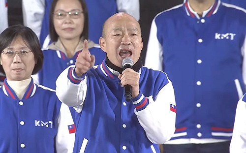 韓國瑜現身凱道侯康造勢 大罵王義川：神經病嗎？