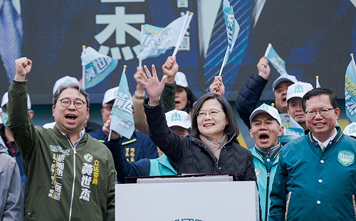 親解「蔡英文路線」 蔡英文：8年走出5條對的路、挺賴蕭配繼續上架台灣