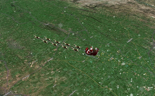 大小朋友看過來！ 北美航太司令部、Google即時追蹤耶誕老人抵兜