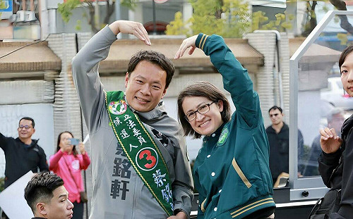 赴南投輔選蔡培慧、蔡銘軒 蕭美琴盼用多元包容精神繼續上架台灣