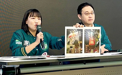 王鴻薇稱找不到工人拆違建看板 謝佩芬：找得到工人貼號次 找不到工人拆除？