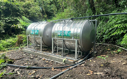 新店廣興里增設7處簡易自來水 高地居民用水更方便  