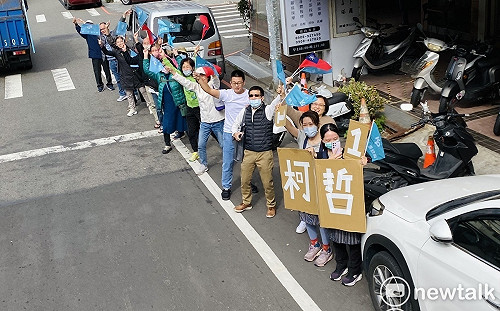 現場觀察》家鄉效應？柯文哲柯美蘭合體新竹車掃 高虹安現身、鄉親熱情