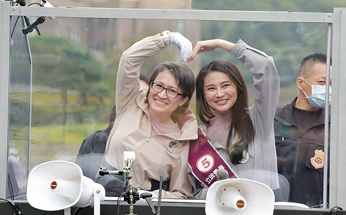 全國車掃 蕭美琴從汐止出發：賴品妤是年輕人的代言人  