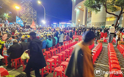 開場還有1小時 國民黨選前之夜喊破5萬人