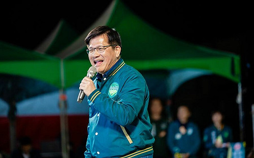 選前之夜！林佳龍細數昔日台中建設 推薦綠8席立委候選人