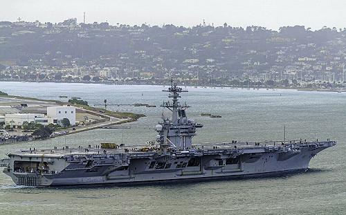 西太有事？美「重兵」部署 第3艘航艦羅斯福號悄悄調往西太平洋