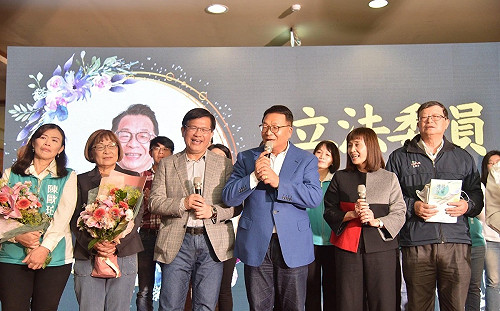 出席陳歐珀卸任茶會！林佳龍憶蔣渭水、陳定南　細數宜蘭交通建設