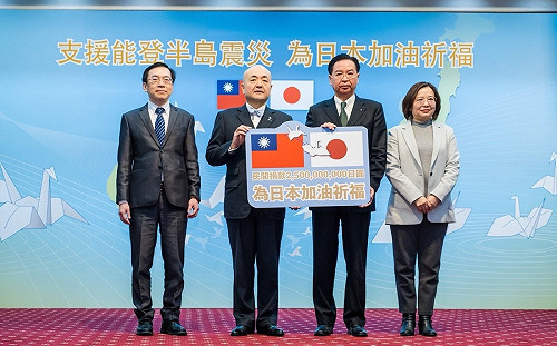 協助日本震災後重建 台灣民間捐款逾25億日圓