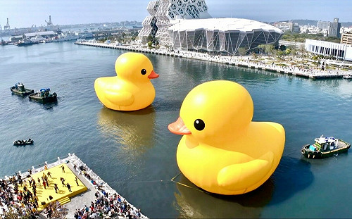 黃色小鴨情人節彩蛋！ 放風遊港一周合體浪漫放閃