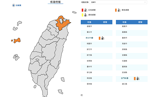 快訊》還是很冷！氣象署發布低溫特報：新北市、金門縣低溫探10度