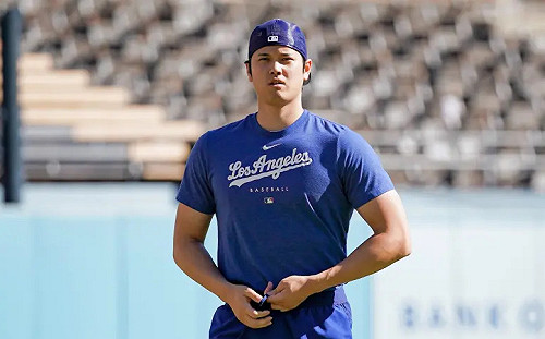 (影)現身道奇球場！大谷帥氣十足