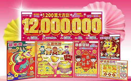 兔年最後一波！春節前夕6款刮刮樂新品上市  中獎率達70%