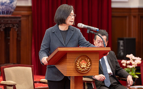 響應「2024年世界和平日文告」 蔡英文致函天主教教宗方濟各