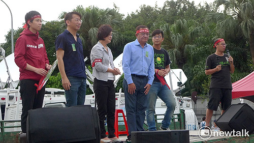 現身挺遊行 高志鵬：爭取二次臨時會排審礦業法