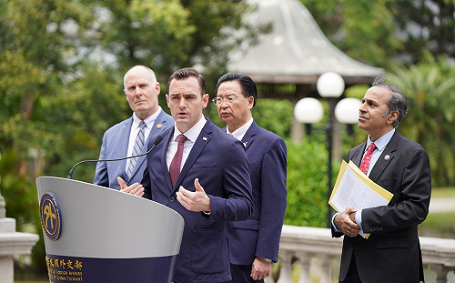 率跨黨派議員訪台 蓋拉格：證明中國分化策略失敗     