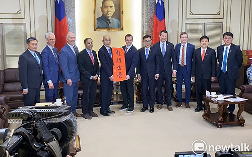 送蓋拉格春聯 韓國瑜：台美共同維護台海和平