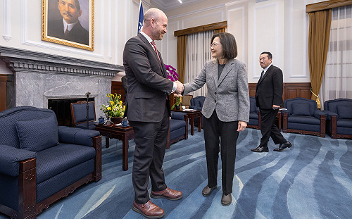 美智庫「傳統基金會」訪台 當面感謝蔡英文傑出貢獻