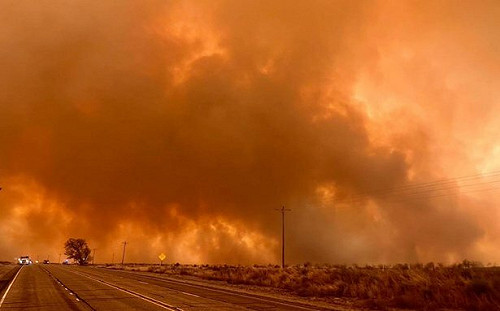 德州野火蔓延 核武設施一度停運