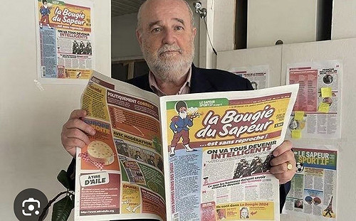 蔡筱穎觀點》快搶啊！法國四年一份2月29日報紙 幽默嘲諷時事