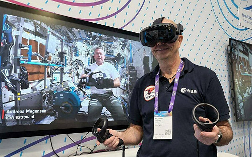 展現太空元宇宙 VR頭顯裝置成功躍上太空
