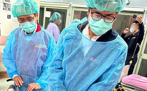 高雄台塑南亞退休員工車禍 陳其邁探視傷者並責成警方釐清真相