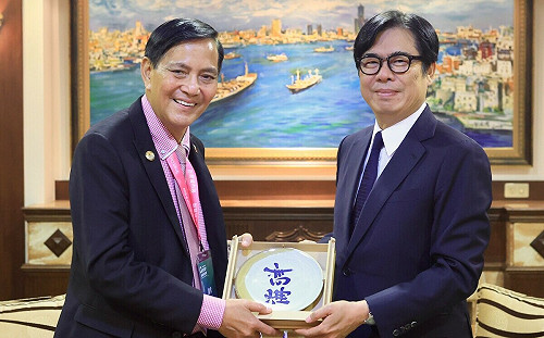 參與智慧城市展強化姊妹市關係 菲律賓宿霧市長訪高拜會陳其邁
