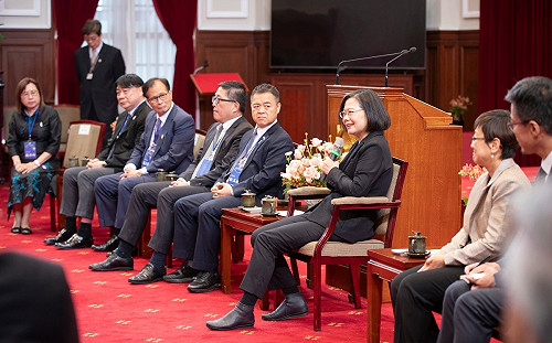 蔡英文歡迎台商回台投資 和國內產業合作創榮景