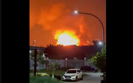 印尼彈藥庫大火 軍方：已撲滅無人傷亡