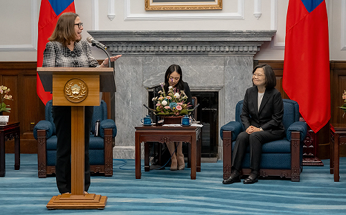 AIT主席羅森柏格會見蔡英文　感謝8年努力、樂見台灣強化自主防衛