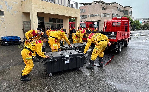 花蓮7.2強震釀災 陳其邁指示高雄市特搜隊馳援救災