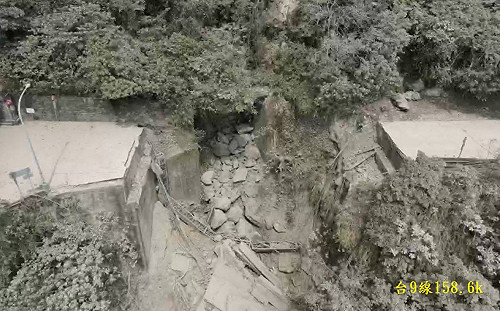 強震重創交通！下清水橋4/6搶修便道 開放小型車通行