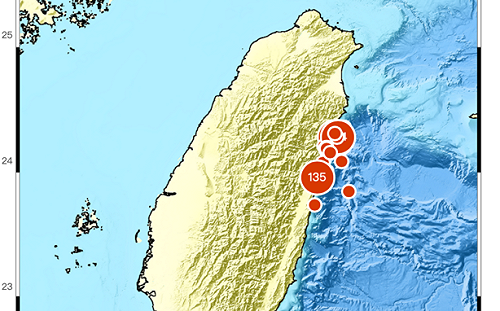 強震後餘震498起！氣象署示警：不排除仍有規模5餘震